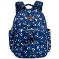 thumbnail image 2 of Baby Essentials Neoprene Diaper Bag Backpack for Newborns, Infants, Toddlers (Matching Changing Pad, Pacifier Pouch, Insulated Bottle Pockets, Strollers Straps) Navy Blue Floral, 2 of 8