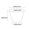 thumbnail image 2 of OUNONA 1 Pc Brown Bucket Style Bike Carrier for Kids Imitation Rattan, 2 of 8
