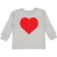 thumbnail image 3 of Inktastic Red Heart Boys or Girls Long Sleeve Toddler T-Shirt, 3 of 5