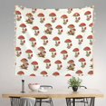 thumbnail image 3 of Daiia Mushroom Pattern Tapestry 60x51 Inches Wall Hanging Tapestry Artistic Wall Hanging Bedroom Wall Decor Living Room Tapestry Dorm Room Decor, 3 of 9