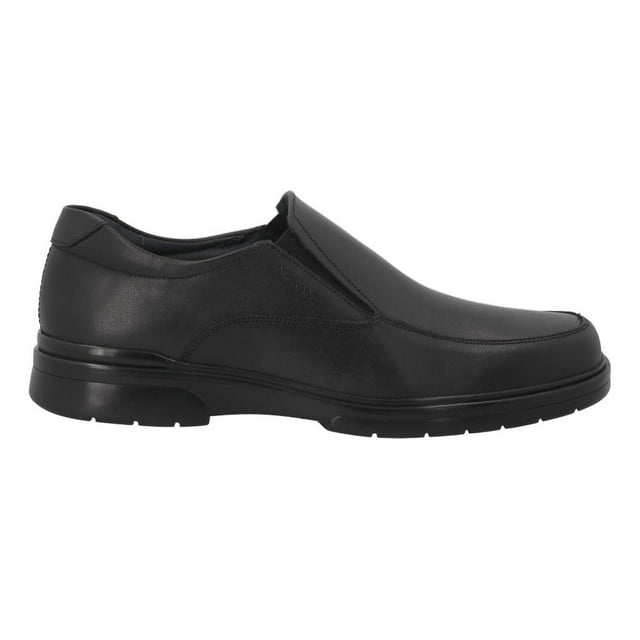 Mocasin Merano Hombre Vestir Escolar Ajuste Elastico Piel negro 27.5