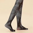 thumbnail image 4 of Women Sexy Fishnet Pantyhose Evil Snake Jacquard Patterned Anime Tights Banmo, 4 of 5