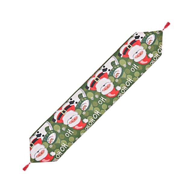 Advancent Mantel de Navidad Festival impreso Rectangular camino de vestido decoraciones de fiesta de escritorio cena familia boda nuevo Kits de decoración para fiestas Anciano