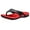 Z01_Red, variant on Mens Slippers Summer Beach Flip Flops with Comfortable Sole for Casual Outdoor Daily Wear Lightweight On Sandals Flip Flops for Men Z02_Orange,9.5