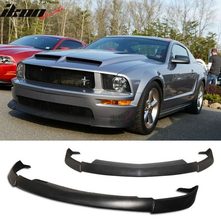 04 Roush V8 Mustang - Fits 05-09 Ford Mustang V8 Type CV2 Urethane Front Bumper Lip Spoiler