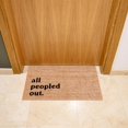 thumbnail image 6 of Coir Doormat Coco Floor Mat Coco Coir Door Mat with Heavy Duty Backg Easy to Clean Entry Mat for Entryway Outside Yard Home Decoration Summer Doormat for Door Decor, Patio Decor " All Peopled Out ", 6 of 7
