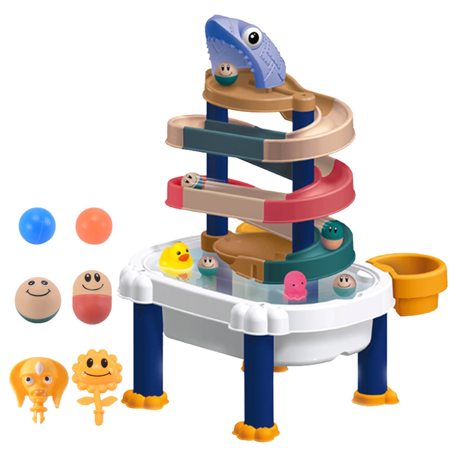 Children's New Assembled Ball Track Slide DIY Assembled Summer Water