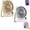 2-F, variant on Ultra Thin Mini USB Rechargeable Card Fan, USB Rechargeable Mini Desktop Fan with Phone Holder & LCD Display, 6 Speeds Portable Pocket Fan, 180° Wide Angle, for Office, Home, Travel (2-F)