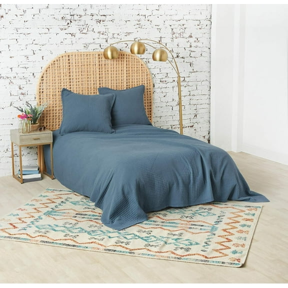 carol & frank Mallard King Quilt King Blue