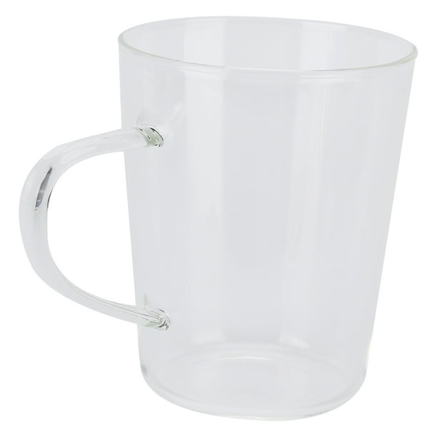 Taza De Leche De 380ml, Taza De Vidrio Térmica De Vidrio De Borosilicato Alto, Fácil De Limpiar, Para Cocinas, Hoteles, Cafeterías