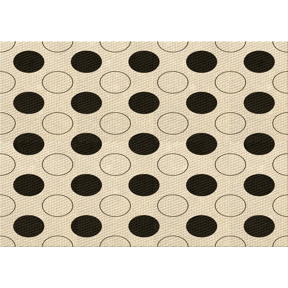 Ahgly Company Indoor Rectangle Patterned Wheat Beige Area Rugs, 3' x 5'