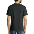 thumbnail image 5 of Hanes Men's and Big Men's Workwear Short Sleeve Pocket Tee (2-pack), Up To Size 4XL, 5 of 5