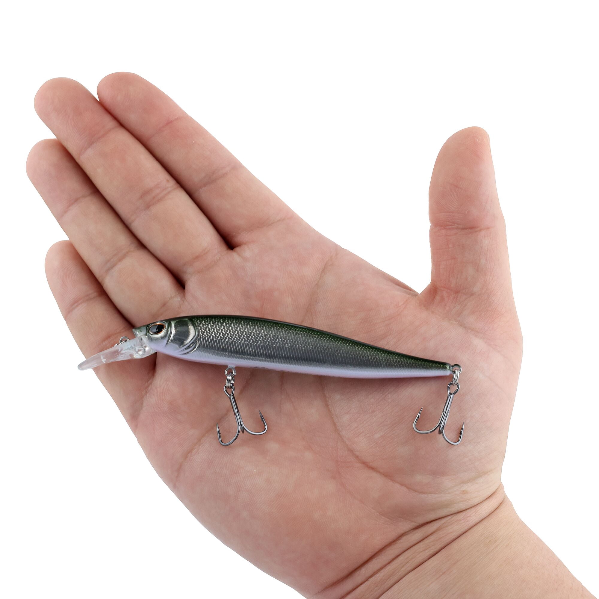 Berkley Stunna, 3 in, Jerkbaits, Silver Dolla (1 Count)