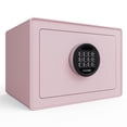 thumbnail image 1 of Goldenkey Caja fuerte digital de lujo para joyería con teclado para el hogar Caja fuerte pequeña para documentos y dinero Forro de terciopelo suave y estante extraíble 9.84 pulgadas de profundidad x 1, 1 of 8