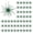 Emerald Green, variant on Bombrooster 25-Pack Single Color Sea Urchin Bass Lures, Glitter PET Soft Baits for Drop Shot, Wacky Rig, Ned Rig, Sizes 1.5 / 2.75 / 3.5 / 4 in