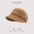 thumbnail image 2 of Gorro de vendedor de periódicos con boina gruesa para mujer Excelente, 2 of 4