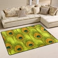 thumbnail image 2 of SKYSONIC Lightweight Carpet Mats Area Soft Rugs Floor Mat Doormat Decoration for Rooms Entrance 36x24 inches Peacock Feather, 2 of 6