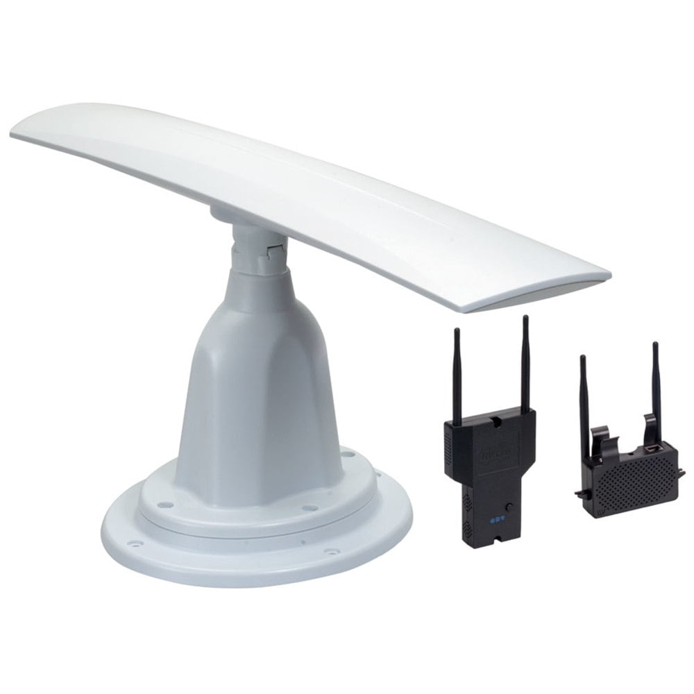 Magnadyne TV-1W-Wifi Antenna RV TV/AM/FM W/Wifi White Wing Style ...