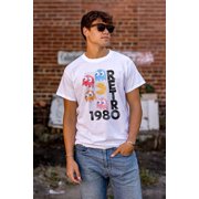 Retro PACMAN Arcade Game Characters Unisex Plus Size Graphic Tee Brisco Brands 2X