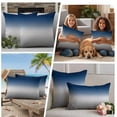 thumbnail image 4 of Navy Blue Gray Ombre Outdoor Pillow Covers 16x16 Set of 2,Waterproof Patio Throw Pillowcase Protectors,Modern Gradient Abstract Art Decorative Pillow Shams Cushion Covers for Seat Bed Couch Sofa, 4 of 8
