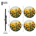 thumbnail image 2 of Round Wall Clock,Field Full Of Sunflower Flowers On Sunny Day,Silent Non-Ticking Wall Clock Decor for Home Office Kitchen Living Room Bedroom(10inch), 2 of 4