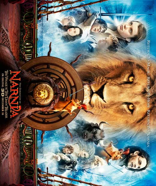 chronicles of narnia 3 movie posters