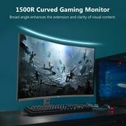Z-EDGE 32-Inch Curved Gaming Monitor 2K QHD 165Hz 1ms 2560x1440, 16:9 LED Monitor Frameless, HDMI DP Port