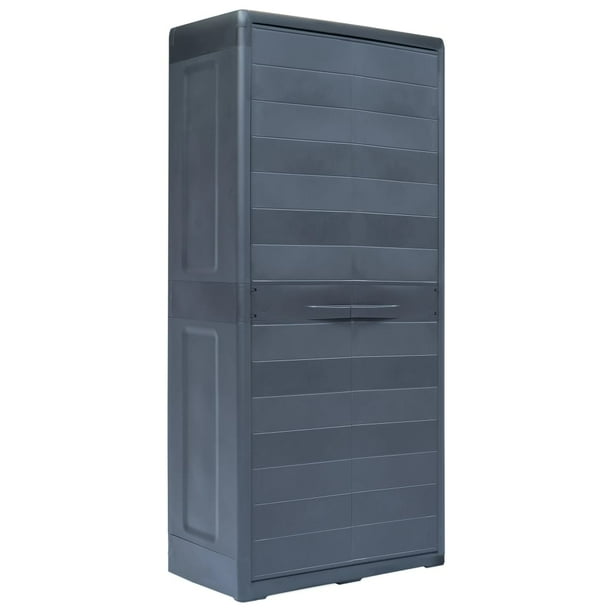 Garden Storage Cabinet Xl 30 7 X18 1 X68 9 Plastic Cabinets Lockers Color Black Com Garden Storage Cabinet Xl 30 7 X18 1, Plastic Outdoor Storage Cupboards Australia
