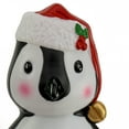 thumbnail image 4 of National Tree Company Christmas Decoration, Black, White, Penguin Holding Lantern, Red Hat, 2 Yellow LED Lights, Battery Powered, Indoor or Outdoor Use, 23 Inch, 4 of 5