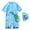 Sky Blue, variant on Swimsuit For Boys Boy One Pieces Quick Dry Swimsuit Beach Bathing Suit With Zipper Rash Guard Kid Short Sleeve Swimwear Summer Beach Swim Suit(Light Blue,1-2 Years)