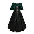 thumbnail image 3 of Jsaierl Women's Halloween Costumes Plus Size Retro Renaissance Dresses Victorian Adult Costumes Princess Medieval Dresses, 3 of 6