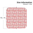 thumbnail image 2 of Lsque Cute Poodle Dog Pattern 4" Drink Coasters Set of 4, PVC Leather Absorbent Coasters, Table Coaster Set Decorative Coffee Cup Coasters Housewarming Gift -Square, 2 of 6