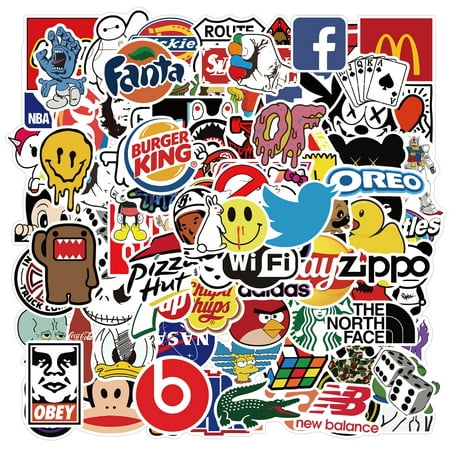 Laptop Stickers Pack 100pcs Cool Stickers Variety Vinyl Car