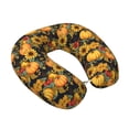 thumbnail image 2 of Daiia Pumpkins And Sunflowers3 Pattern Travel Pillow 100% Pure Memory Foam Travel Neck Pillow, Airplane Pillow U-Shaped Neck Pillow Ergonomic Travel Pillow, 2 of 8