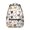 Dog Head and, variant on Mixed Breed Dog and Floral Backpack for School, Cute School Bag with Adjustable Shoulder Straps and Padded Back, 15.3"x11"x7.1"
