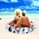 thumbnail image 4 of Toalla de playa redonda | Microfibra supersuave de 152 cm | Manta antiarena de secado rápido para piscina, yoga, pícnic y viajes | Diseño estampado colorido, 4 of 7