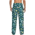 thumbnail image 3 of Xecao Floral Men's Straight Lounge Pajama Pants: The Ultimate in Comfortable Sleepwear, 3 of 9