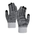 thumbnail image 3 of Msgweeeg Gloves Men Gloves for Cold Weather Women's Winter Knitted Wool Five-finger Warm Gloves Plus Velvetand Thick Touch Screen Gloves for Cold Weather, Windproof,and Insulation, 3 of 4