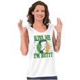 thumbnail image 4 of Betty Boop Saint Paddys Kiss Me Tank Top Tee Shirt Women Brisco Brands S, 4 of 5