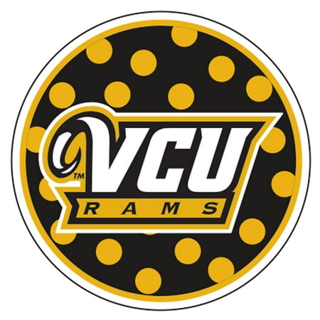 

Virginia Commonwealth Magnet (POLKA DOT VCU RAMS MAGNET (5 ) 5 in)