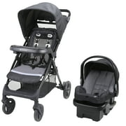 Baby Trend Sonar Seasons Travel System with EZ-Lift™ 35 Infant Car Seat - Journey Black - Black - Display
