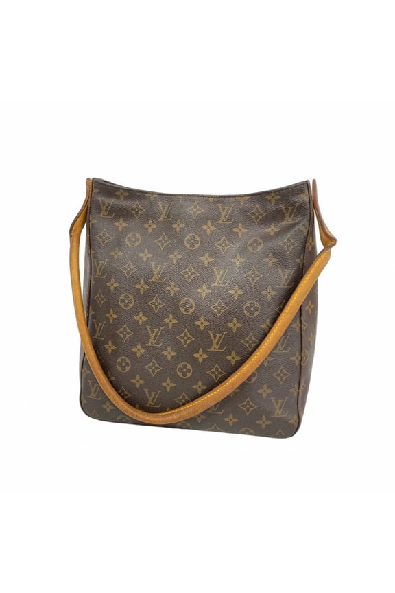Pre-Owned Louis Vuitton Monogram Looping GM Shoulder Bag M51145 Brown Women's (Fair)
