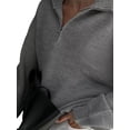 thumbnail image 5 of KOMOO Women Half Zipper Sweater Long Sleeve Turtleneck Knitwear Tops Shoulder Pads Knit Sweaters, 5 of 5