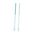thumbnail image 3 of 2 piezas cepillos de limpiador de paja de silicona larga liviana recipiente de cuello estrecho cepillos de botella de silicona reutilizables para taza Azul, 3 of 8