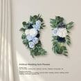 thumbnail image 3 of 2pcs Lifelike Wedding Arch Flowers Fadeless Exquisite Decor with Convenient Clips for Indoors Outdoors, 3 of 7