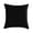 Black, variant on Square Cotton Velvet Pillow (With Insert)