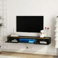 thumbnail image 3 of Floating TV Stand Wall Mounted with 16-Color LEDs, 69" Modern TV Cabinet, Entertainment Center for 60-70 Inch TVs, 3 of 8