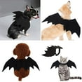 thumbnail image 4 of Cat Halloween Costume Bat Wings Pet Apparel Halloween Party Dress Up Accessories for Cat Small Dogs Puppy Kitty Kitten Boy or Girl, 4 of 5