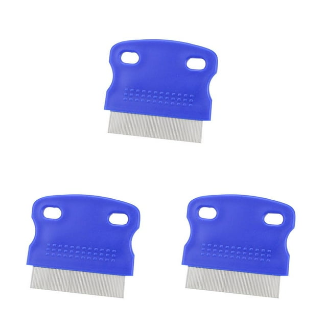 ziyahi Peigne de Toilettage pour Animaux Outil de Nettoyage Anti-Insectes Portable Réutilisable Professionnel Couleur Aléatoire 3Ensemble