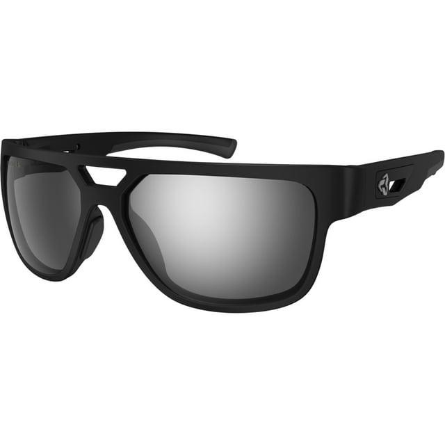 Ryders Eyewear Cakewalk Polarized Sunglasses (BLACK / GREY LENS SILVER FM )